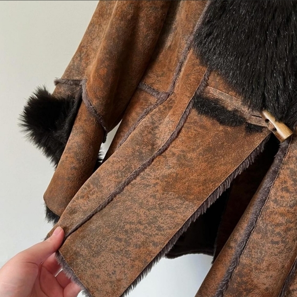 Faux Fur Suede Vintage Penny Lane coat - Picture 5 of 6
